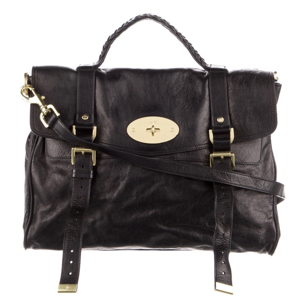 Mulberry Black Leather Satchel